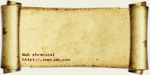 Brnča Džaković vizit kartica